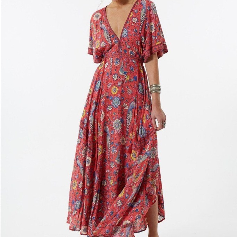 MWOT lovebird half moon gown